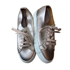 Superga Kids Metsllic Rose Gold Sneakers EU 35.5 Kids 3.5